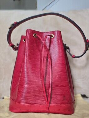Louis Vuitton Red Epi Leather Noé Bucket Bag Large